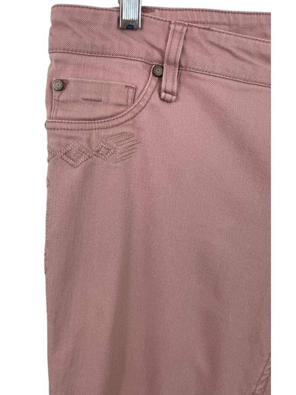 Sanctuary Womens Pink Cotton Blend Straight-Leg Jeans Size 29 - Picture 5 of 10